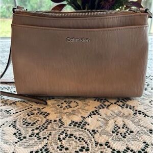 Calvin Klein Beige Crossbody Bag